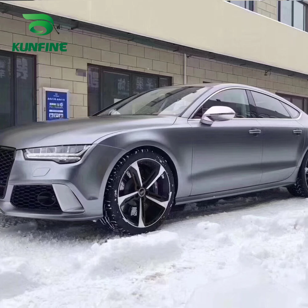 Стайлинг автомобиля электрооптическая титановая серая Автомобильная виниловая