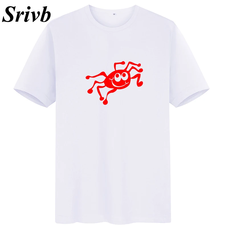 Женская хлопковая Футболка с мультипликационным принтом Srivb Повседневная