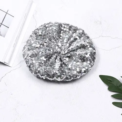 Sequin Fashion Beret Cap French Hat One Size Five Colors Solid Options Stage Costume | Детская одежда и обувь