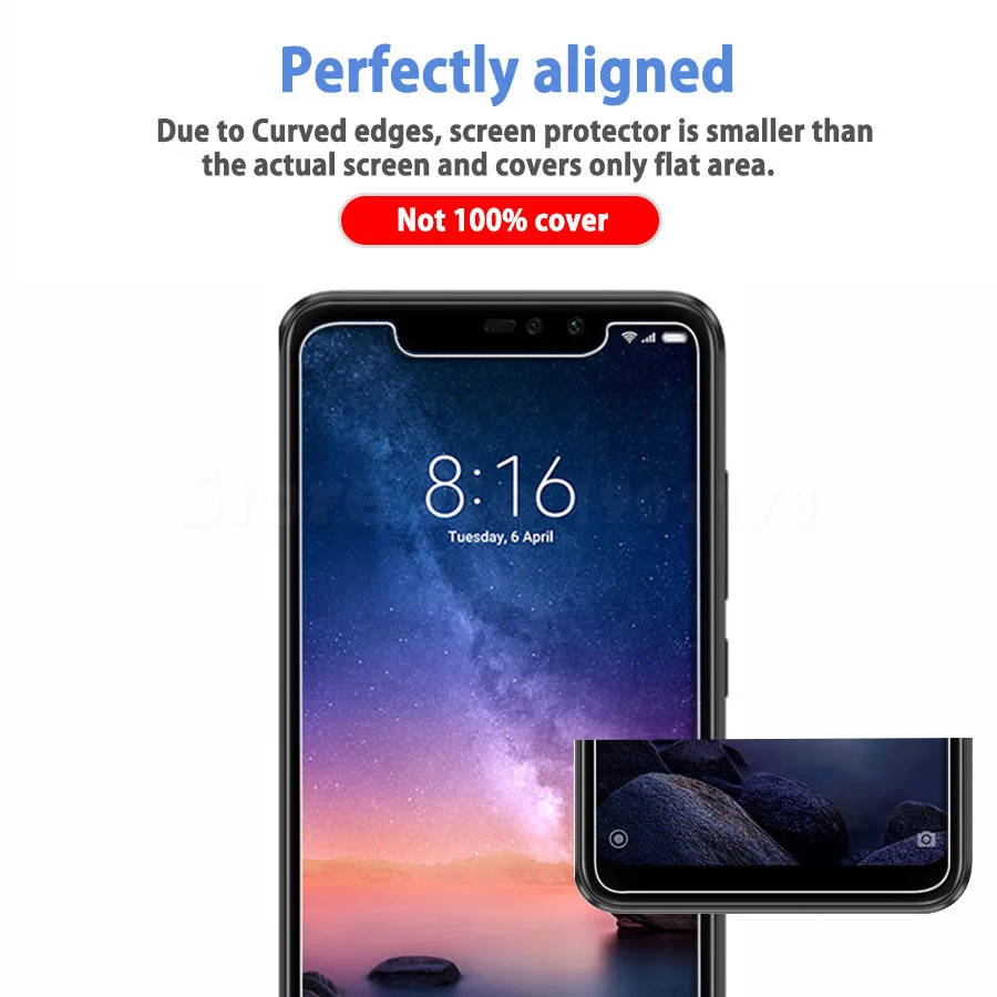 Закаленное стекло 2.5D 9H для Xiaomi Redmi Note 6 Pro note 5 защитная пленка экрана 4 4X S2 5plus 0 26