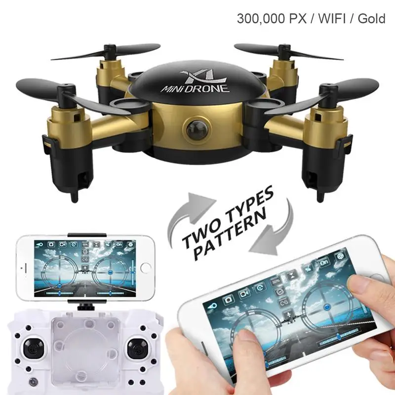 

Складной мини-Квадрокоптер S18 с дистанционным управлением, карманный Дрон с Wi-Fi