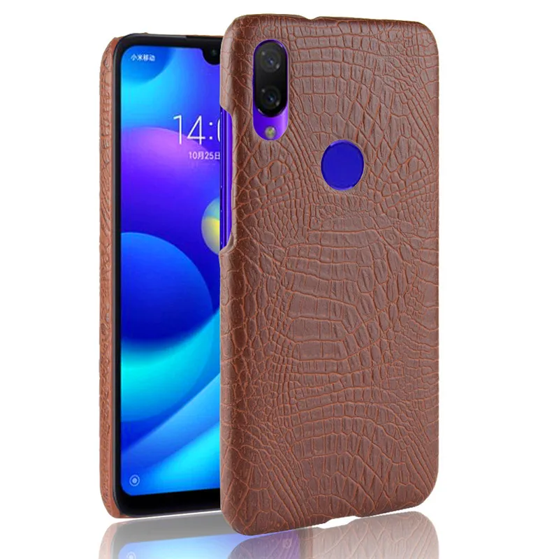Чехол Xiaomi Mi Play Crocodile Grain из высококачественного поликарбоната для защиты телефона MiPlay.