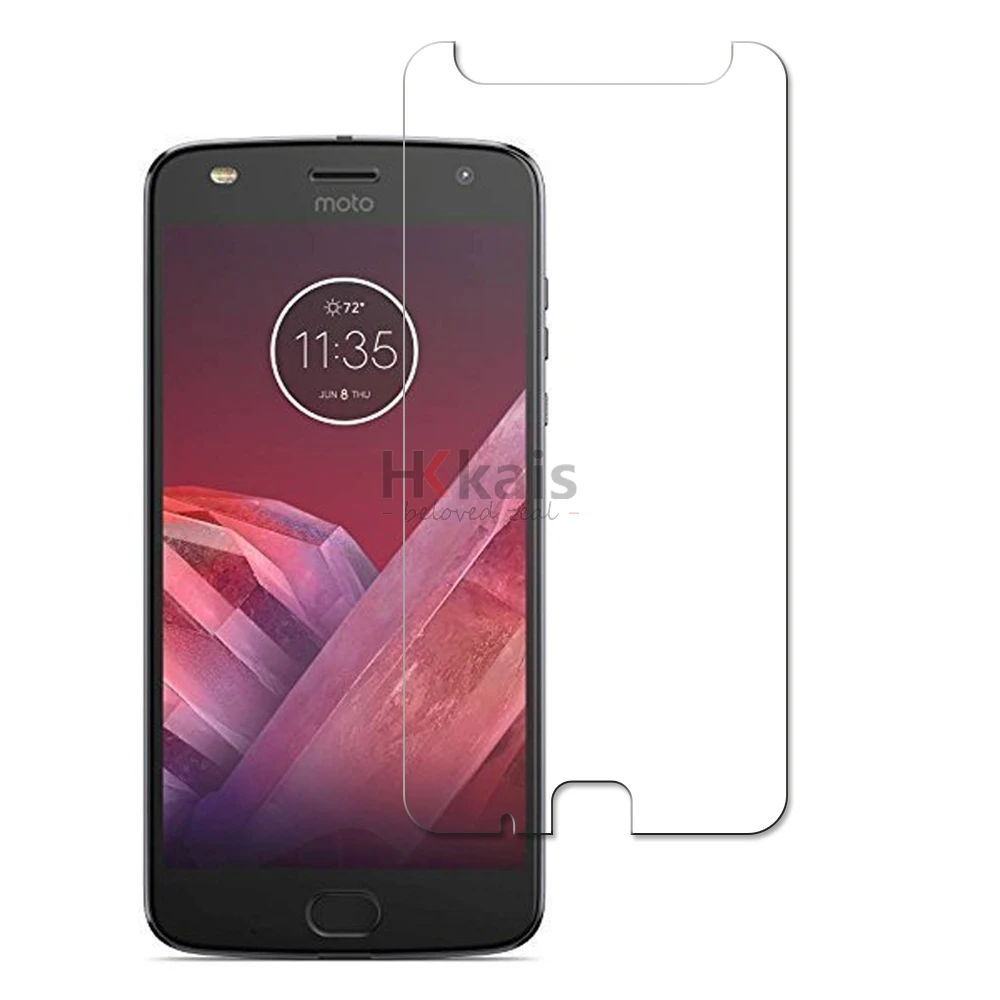HKKAIS Tempered Glass For Moto Z2 Play Screen Protector Protective | Мобильные телефоны и аксессуары