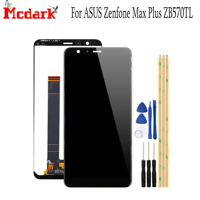Аксессуары для ASUS Zenfone Max Plus ZB570TL сменный ЖК-дисплей 5 7 дюйма с сенсорным экраном