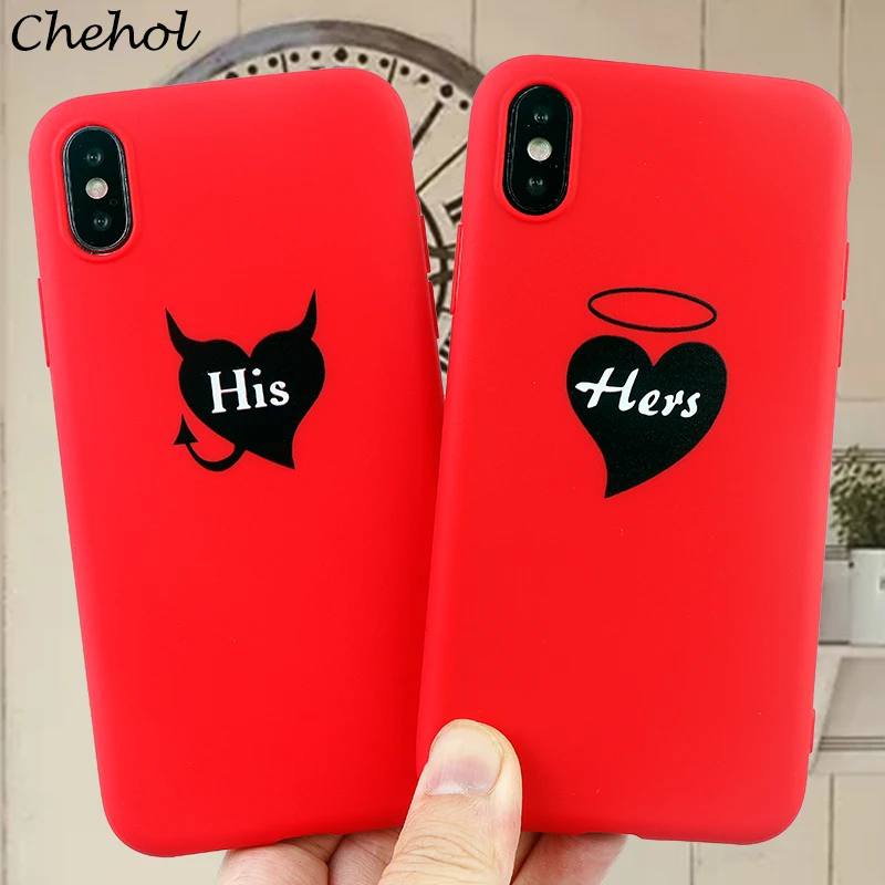 Couple Phone Cases for IPhone X XS MAX XR 8 7 6 S Plus Case Fashion Shell Soft Silicone Fitted Mobile Covers Accessories |