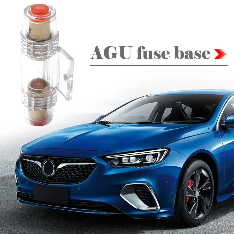 4/8 Ga встроенный блок предохранителей AGU с прозрачным корпусом для автомобиля