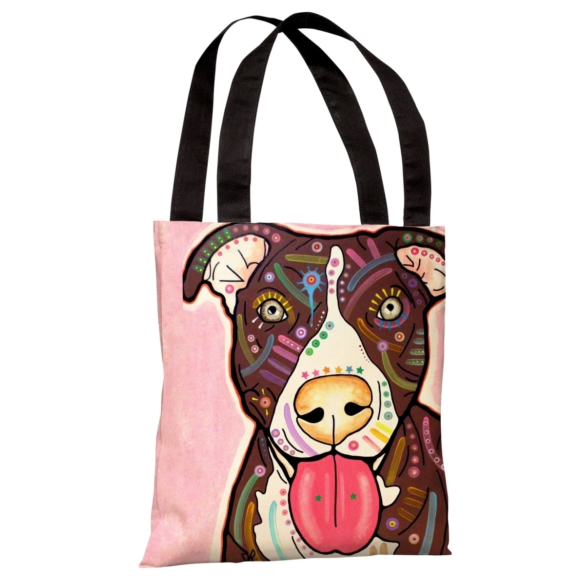 One Bella Casa 71863TT18P 18 in. Bliss Polyester Tote Bag by Dean Russo |