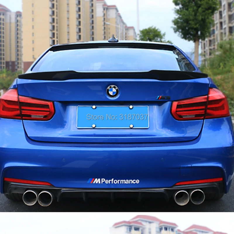 Для BMW M3 320i 320li 325li 328i F30 F35 Roo ABS пластиковая Неокрашенная искусственная Задняя