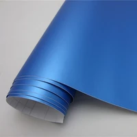 pearl matte crystal blue vinyl film car wrapping foil sticker bubble free bike console computer cover skin