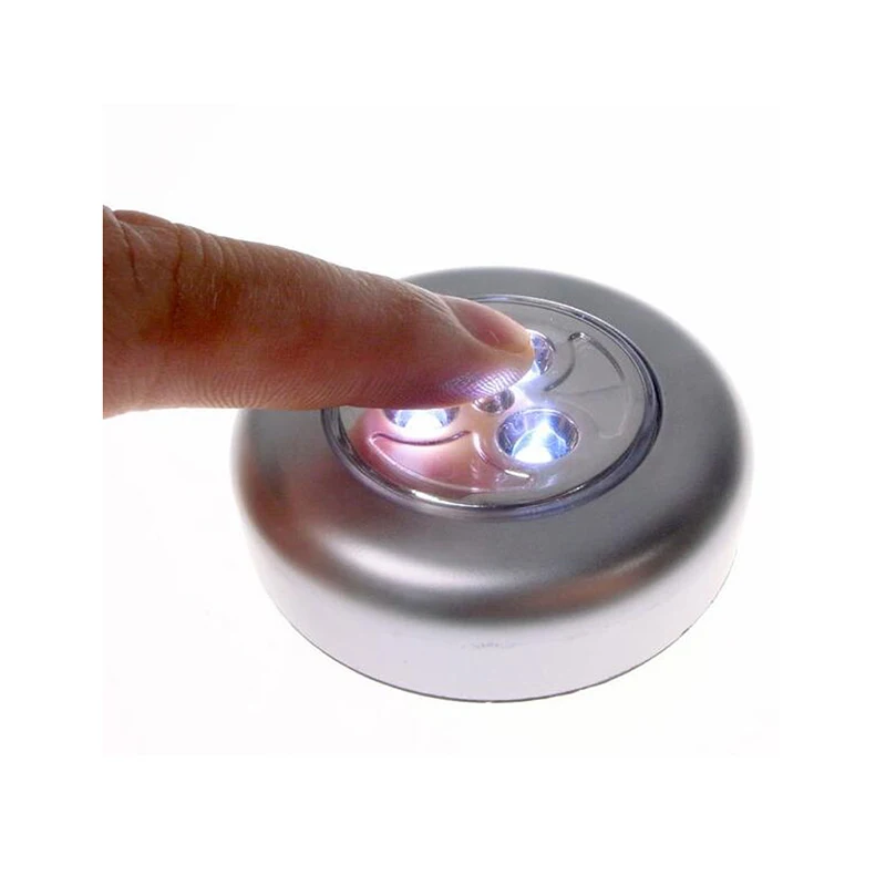 Питание от аккумулятора домашняя кухня под шкафом шкаф свет 3LED ночник Шкаф