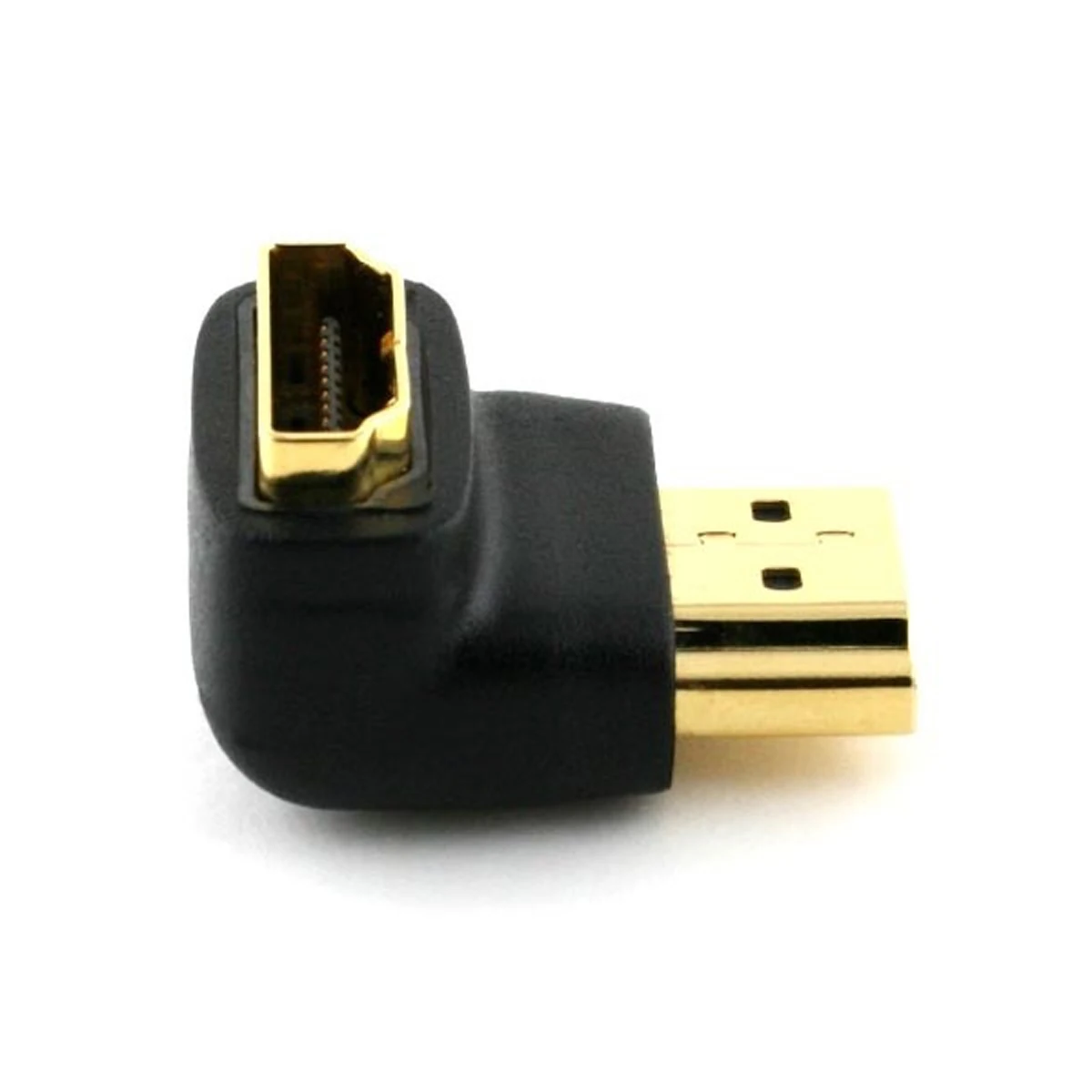 Прямой Угловой 90D HDMI-совместимый F к M Адаптер-соединитель CYDZ | Компьютеры и офис