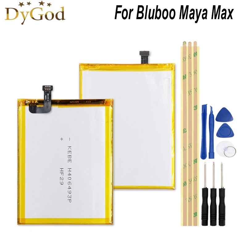

Резервная батарея DyGod 4200 мАч для телефона Bluboo Maya Max для Bluboo Maya Max, высококачественные искусственные батареи с подарочными инструментами
