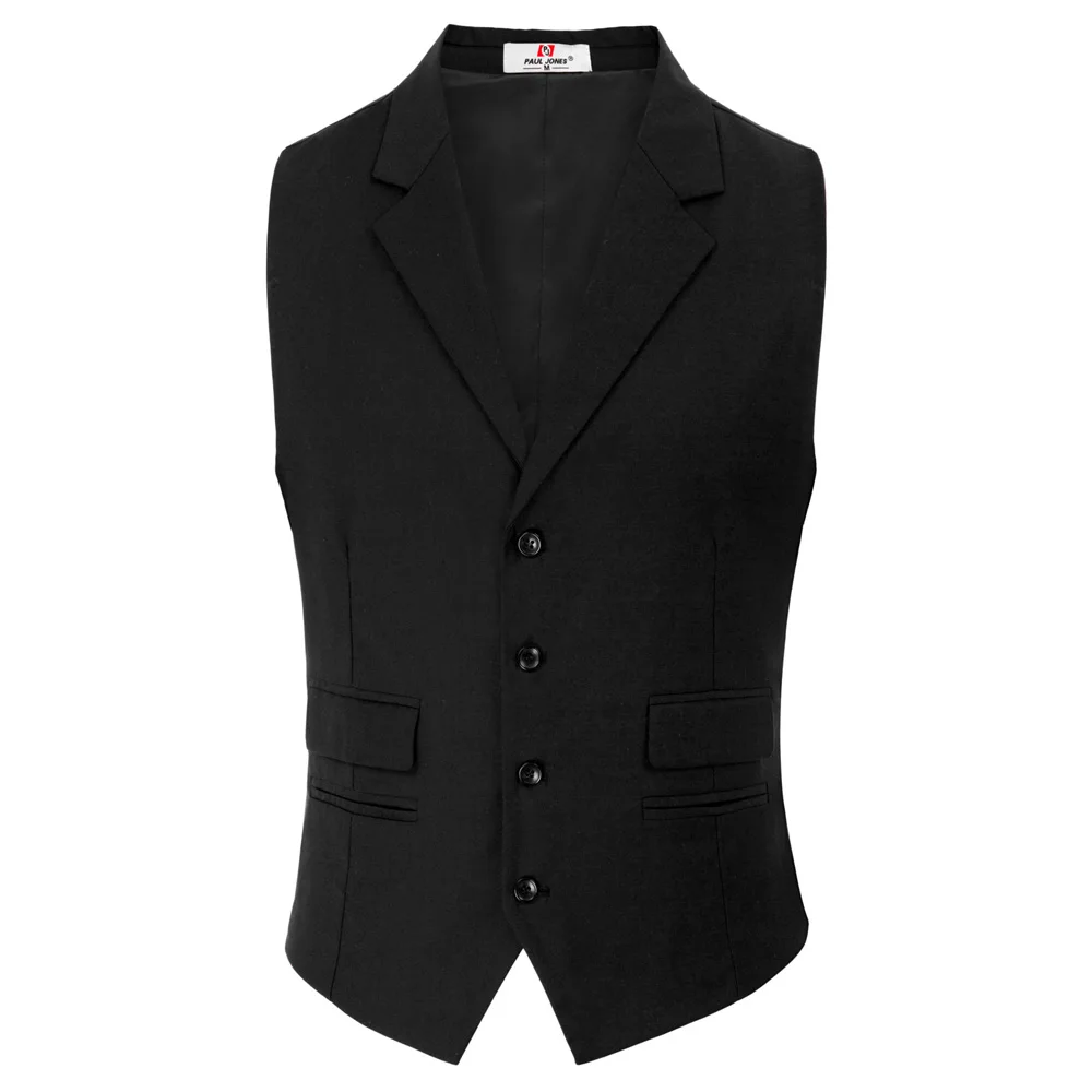 

Luxury Mens Formal Business Slim Fit Dress Vest Suit Tuxedo Waistcoat S-2XL