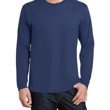 Порт & Co PC450LS с длинным рукавом Fan Favorite Tee Team Navy 4XL| |