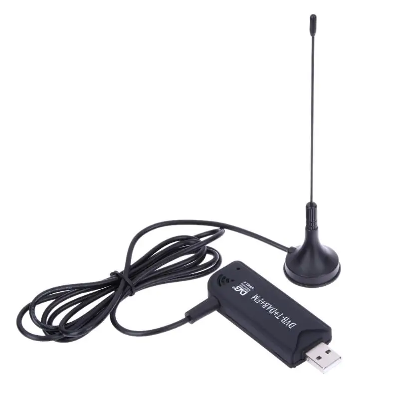 ALLOYSEED Новый USB2.0 цифровой DVB T SDR + DAB FM ТВ тюнер приемник TV Stick RTL2832U FC0012 цифровая