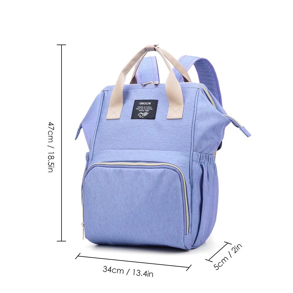 Бренд OSOCE унисекс водоотталкивающая большая сумка для подгузников мамы детской