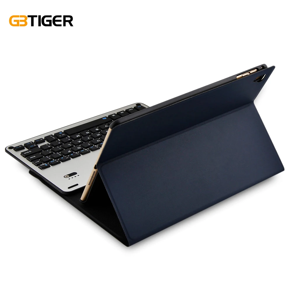 GBTIGER Bluetooth 3 0 Магнитная клавиатура из искусственной кожи Folio держатель защитный