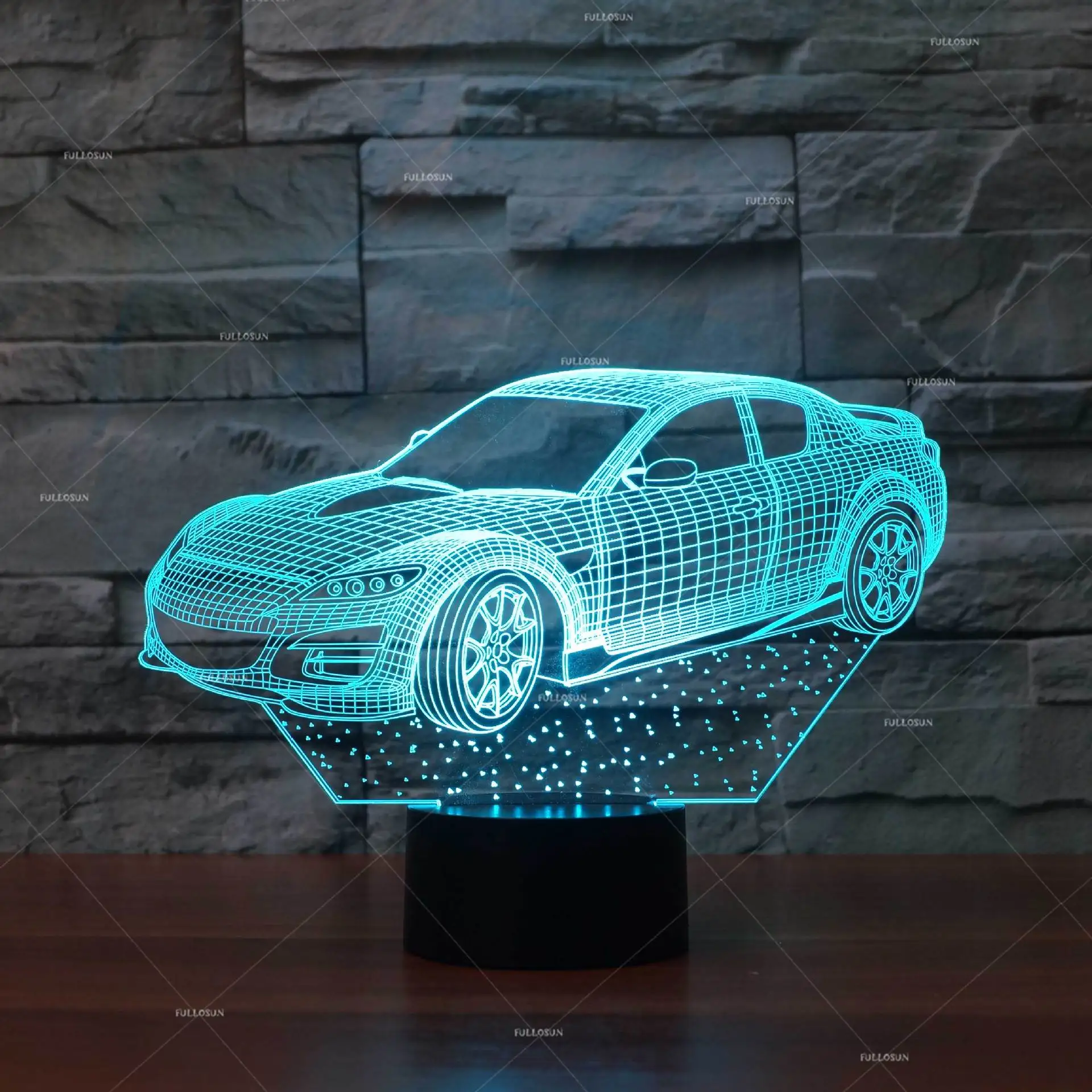 3d Usb Светодиодная лампа для зарубежной торговли экспорт декор спальни в форме