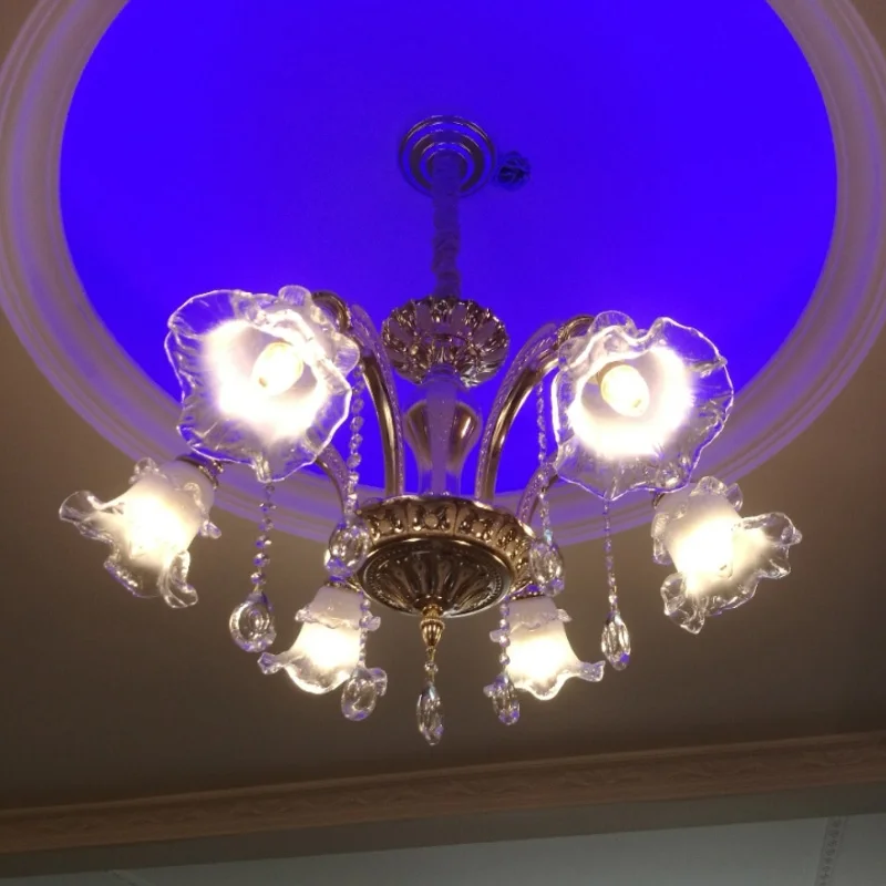 Современная подвесная Хрустальная люстра Led Lustre гостиная муранское стеклянное