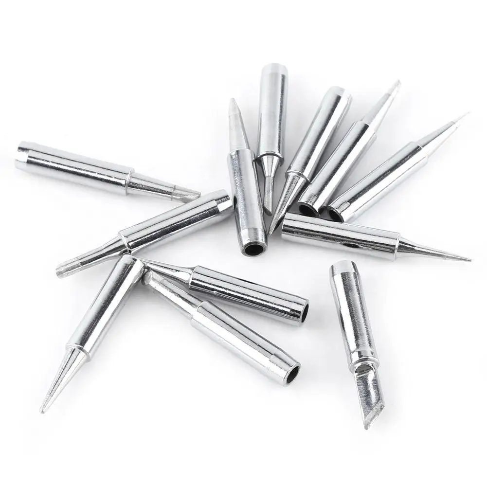 AKDSteel 12 шт. паяльник набор наконечников для Hakko Atten 900 M T 906 909 936 937 пайка TP