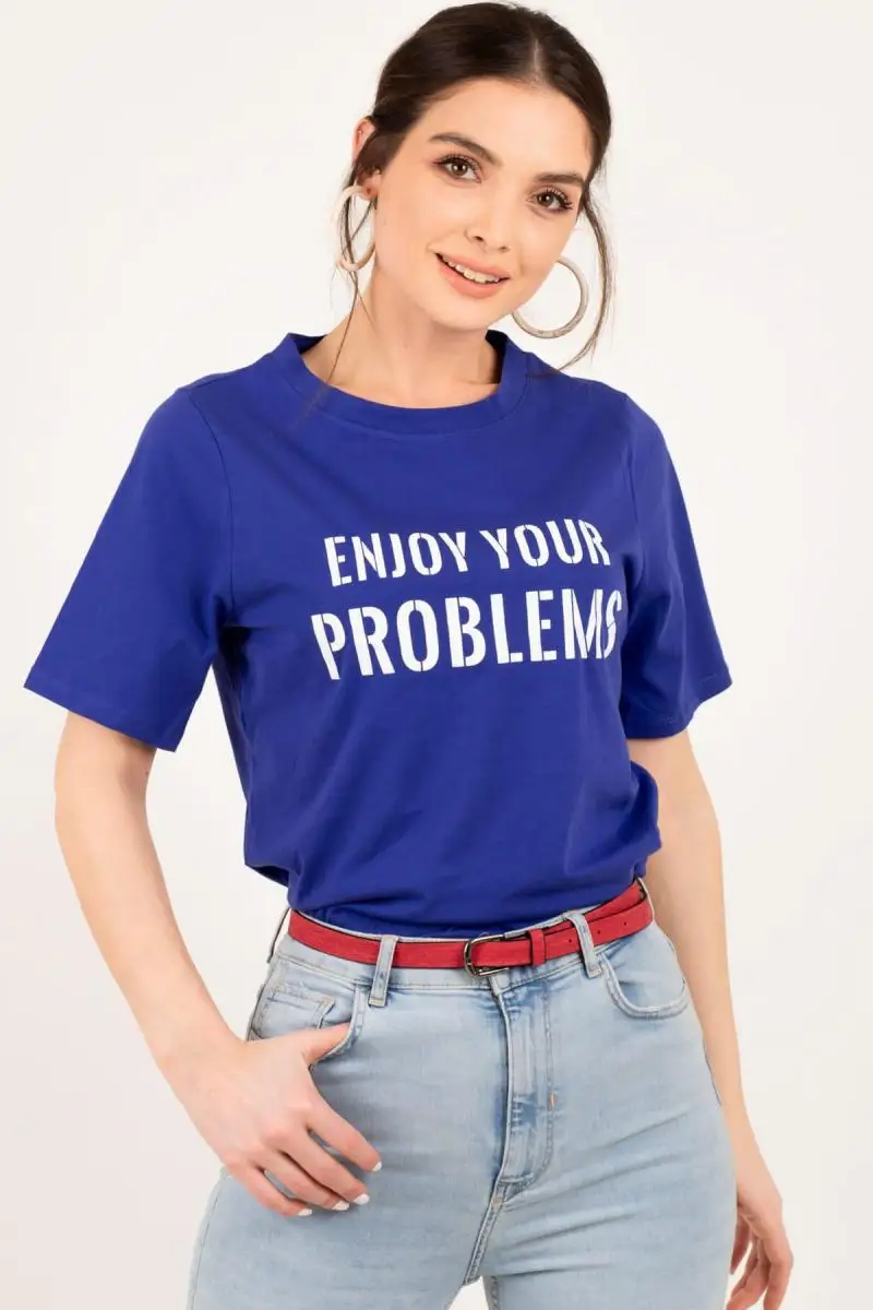 Armonika для женщин Saks Fronting письменный разноцветная футболка ARM 19K045004|Футболки| |