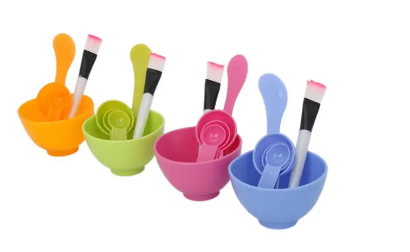 DIY Homemade 6in1 Makeup Beauty Facial Face Mask Bowl Brush Spoon Stick Tool Set | Красота и здоровье