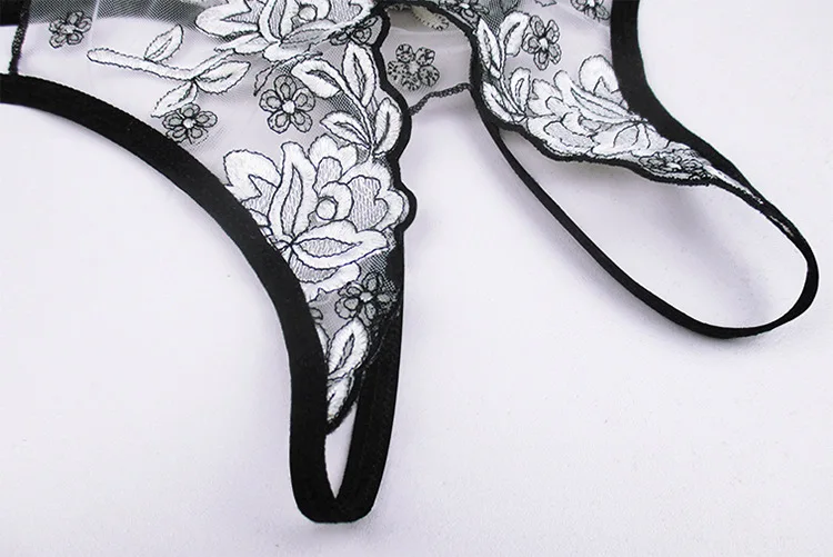 Gutighala 2019 New Women Sexy Panties Lace Embroidery Open Crotch Womens Briefs Panty Low-waist Plus Size Lingerie | Тематическая