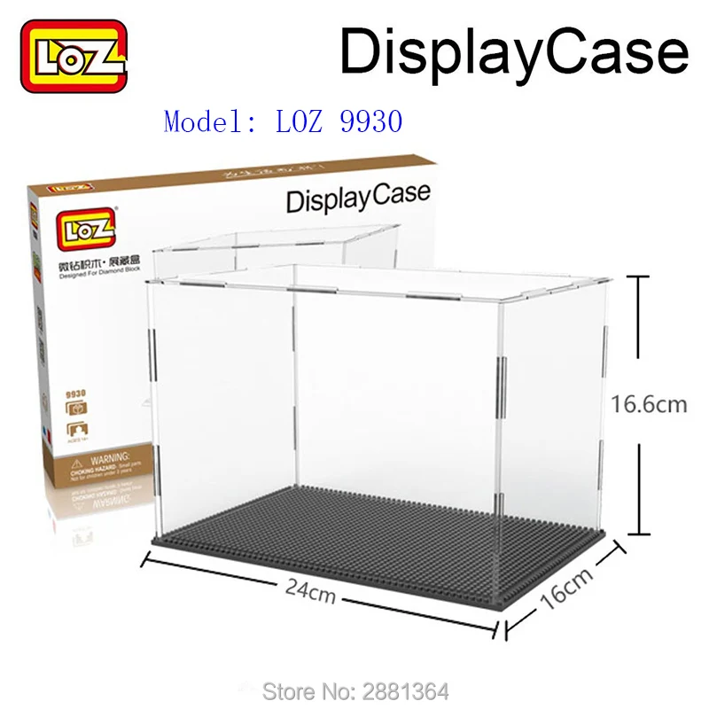 LOZ ideas 3d демонстрационный чехол для алмазных блоков сборные фигурки здания блоки