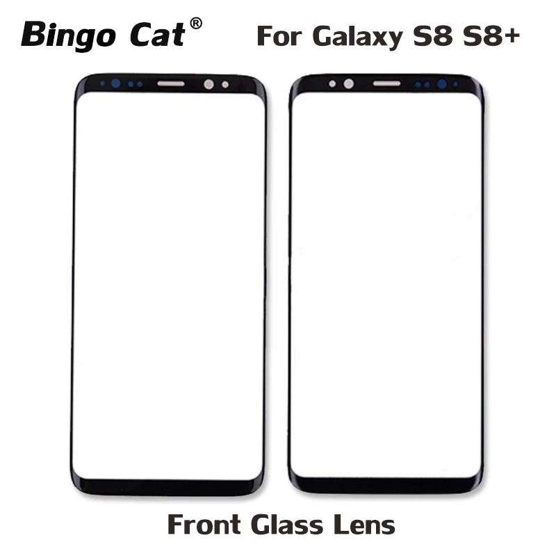 Сменное внешнее стекло для Samsung Galaxy S8 S9 S10 Note 10 Plus 8 9 G960 N970 ЖК дисплей экрана|Экраны