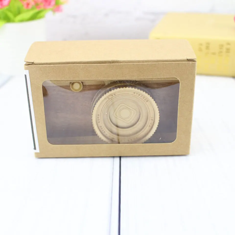 Engraved Wooden Music Box Musical Boxes Classic Camera Shape Clockwork Mechanism Sankyo Christmas Ornaments Gift | Дом и сад