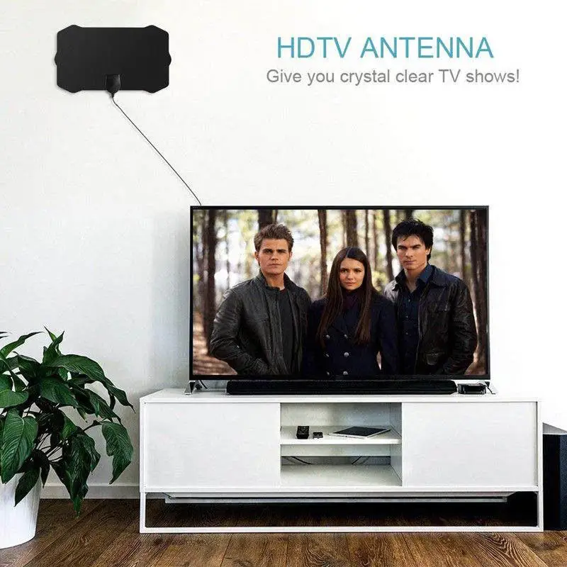 Цифровая антенна для помещений Eas tV ita HD TV 1080p 200 миль цифровая Skywire 4K | Электроника