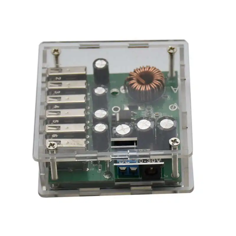 Dc10-30V Buck 5V 6 модуль зарядного устройства USB Автоматическое идентификационное