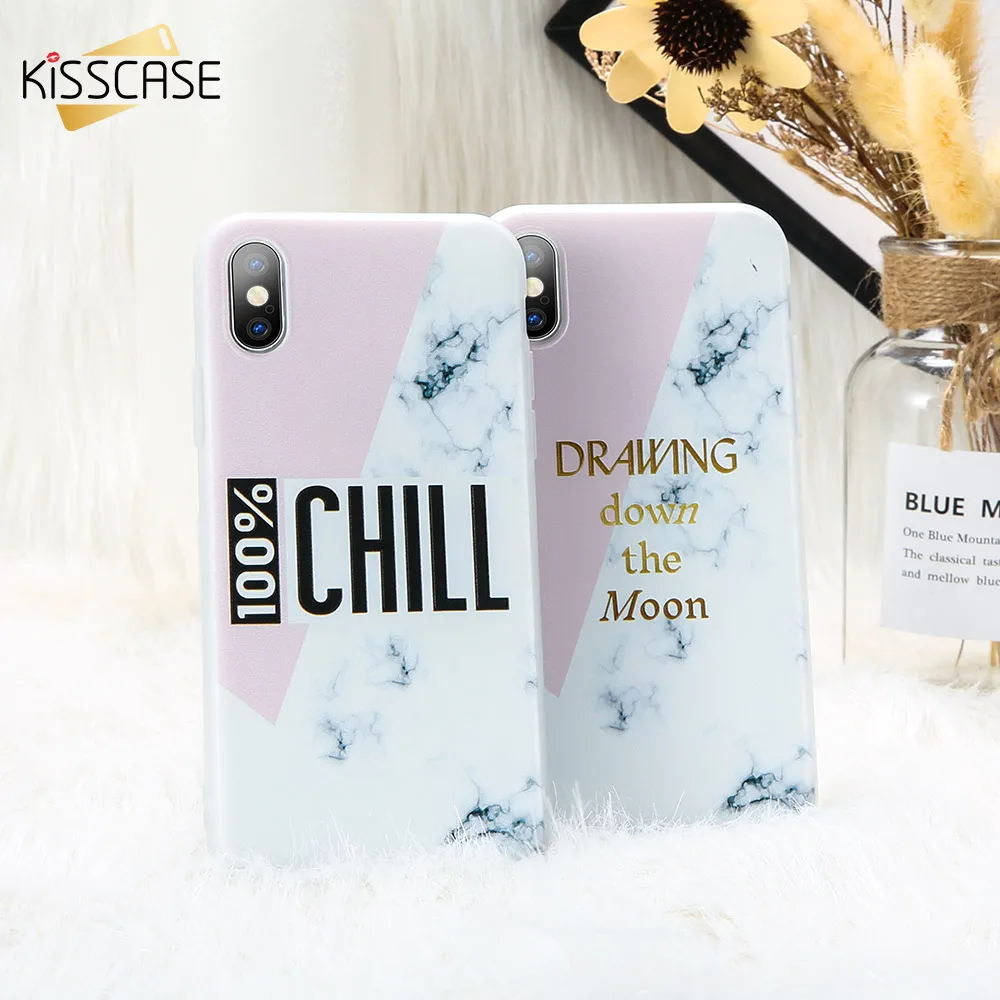 KISSCASE Fashion Color Stitching Marble Phone Cases For iPhone 5S 5 Se 6 S Plus Case XS Max XR X 8 7 |