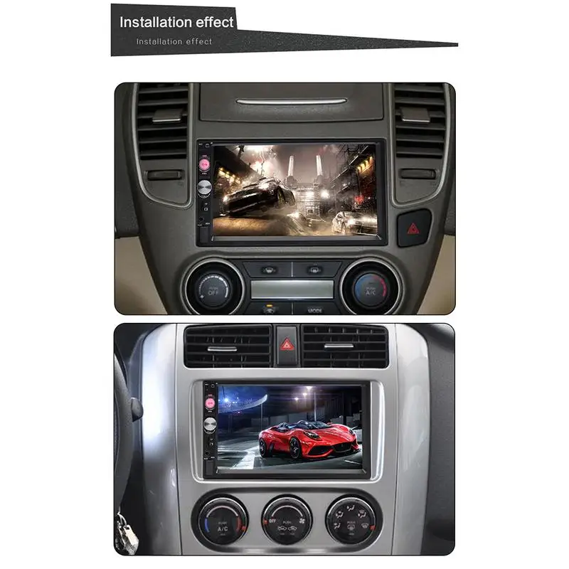 2DIN 7 &quotавтомобиль MP4 MP5 проигрыватель компакт дисков Sup Порты и разъёмы Bluetooth HD Hands