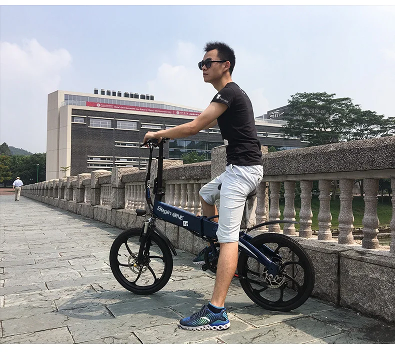 20 дюймов электрический горный скутер мини складной велосипед 36В 240 Вт переносной