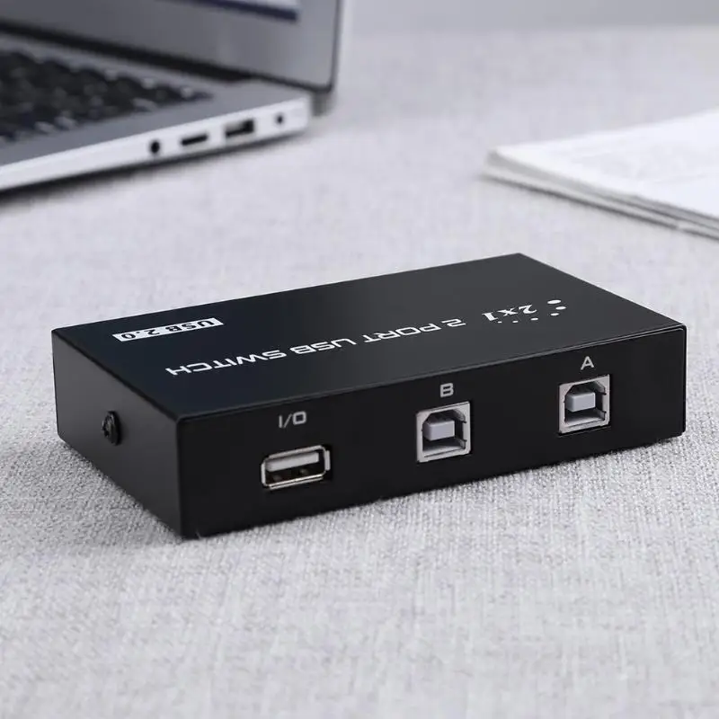 1А 2B 2 порта USB 0 Обмен коробка переключателя для компьютеров чтобы поделиться 1