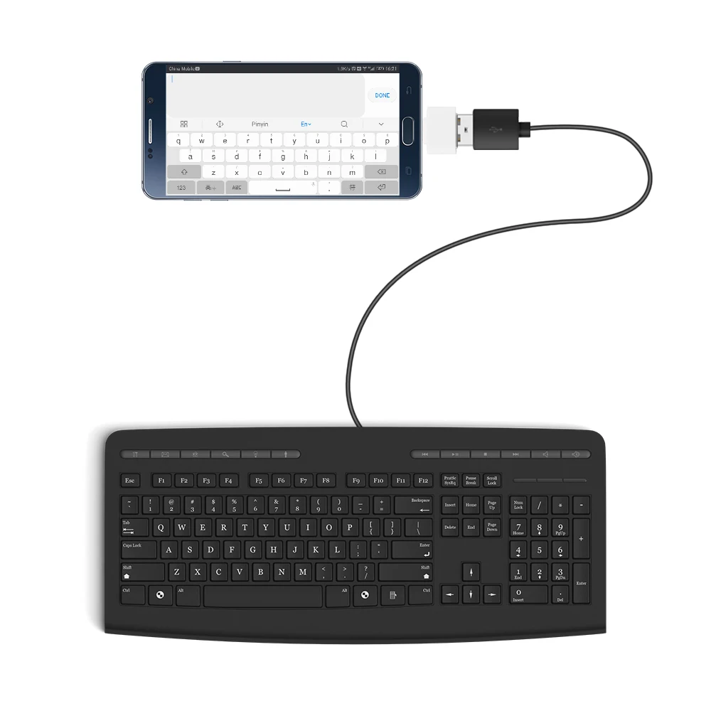 2019 Mini OTG USB кабель адаптер Micro Female конвертер Type C к для планшетного ПК