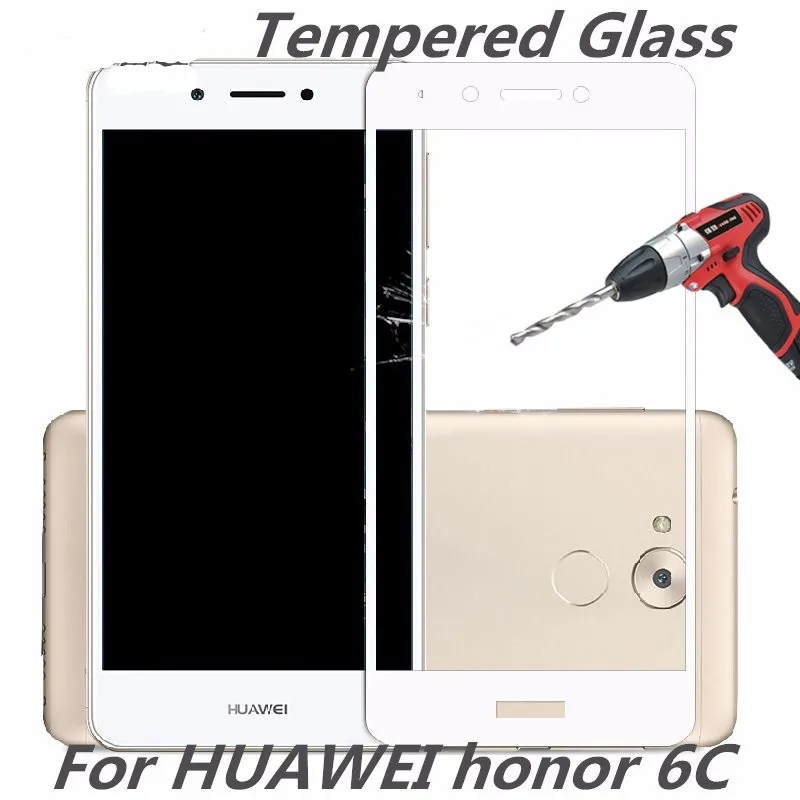Полное покрытие закаленное стекло для HUAWEI Honor 8 Lite P8lite 2017 6C PRO Note View 10 P20 Play P Smart Selfie