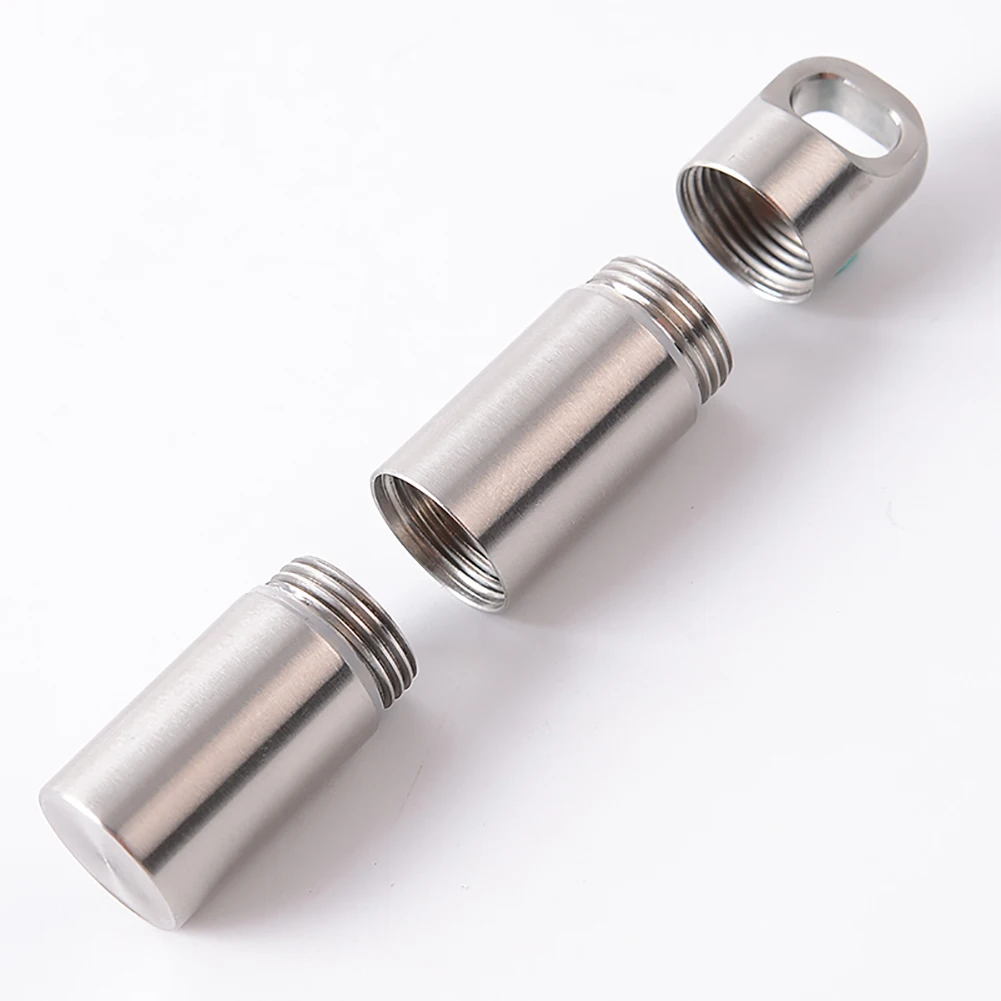 

New Waterproof Pill Capsule Case Box Bottle Container Outdoor Travel EDC Emergency