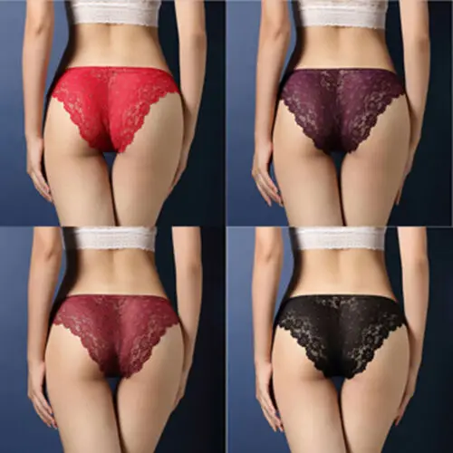Sexy Lady Women Underpants Lingerie Underwear Lace Panties Knickers Briefs Short Breathable Soft Low Waist Solid 1Pcs | Женская одежда