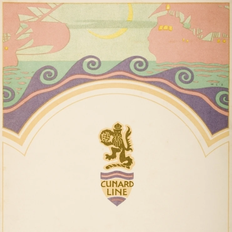 Обед меню. Cunard линии. RMS. Caronia. Понедельник 17 декабря 1928 года. Постер (12x16) | Дом и сад