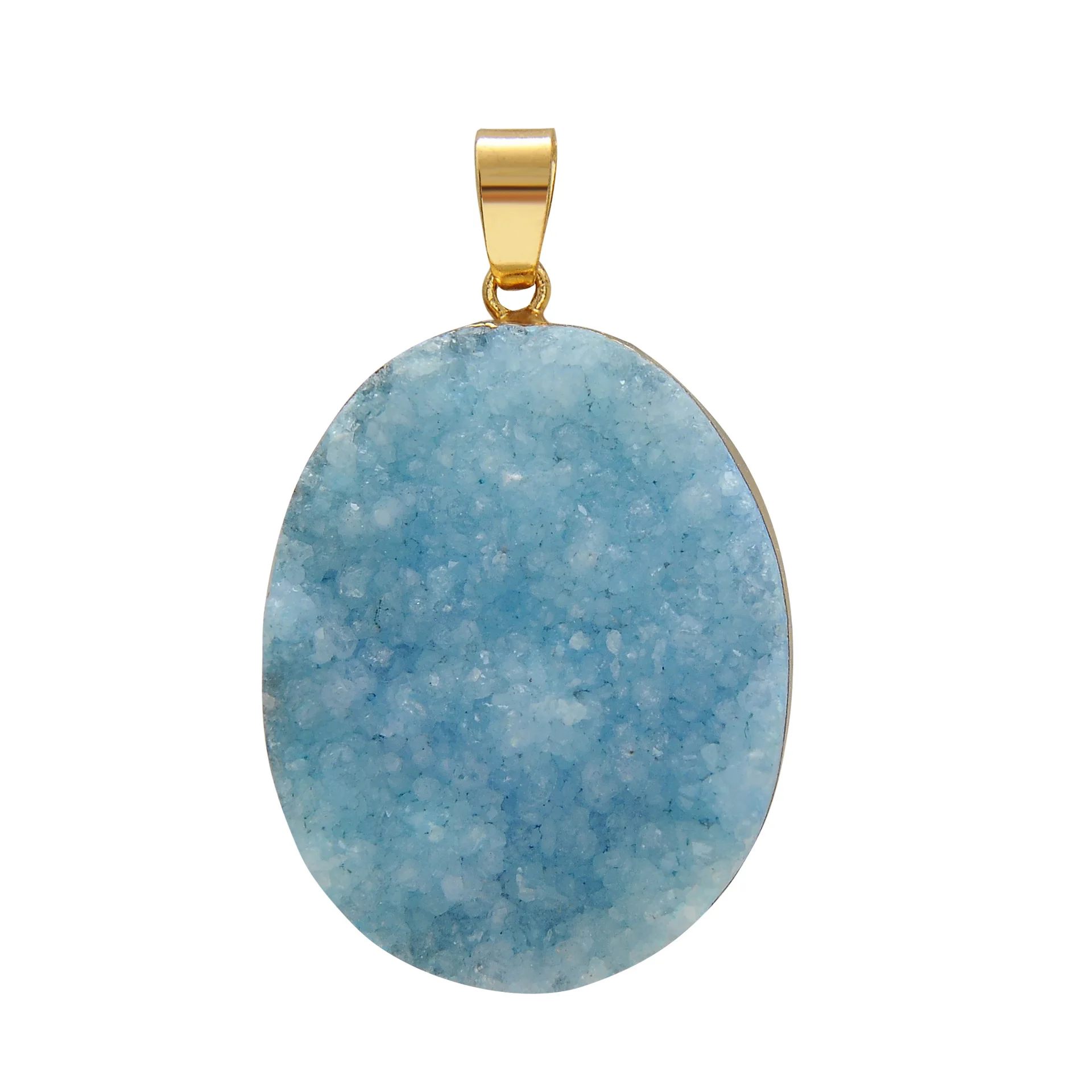 Овальный натуральный камень золотого цвета острый срез открытый Агат Geode Drusy Druzy