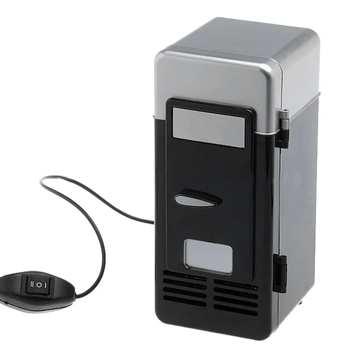 2 в 1 Мини USB холодильники портативные банки для напитков охладитель теплый