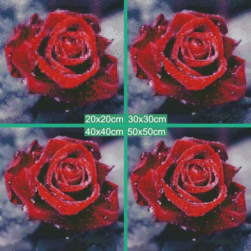 DIY 5D алмазная живопись вышивка крест с цветами розы ремесла Крестик Комплект