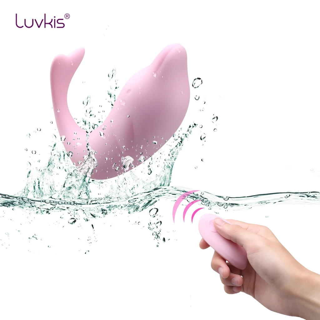 Luvkis 10 скоростей Пульт дистанционного управления Bodysafe силиконовый вибратор