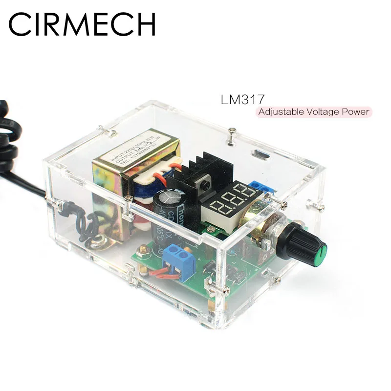 CIRMECH LM317 регулируемый блок питания постоянного тока комплект для
