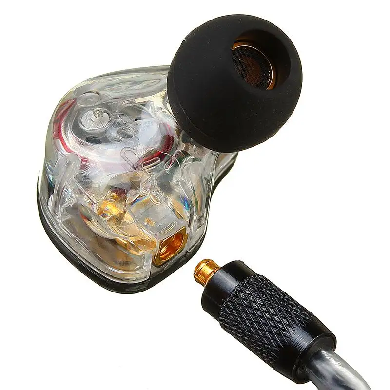 BGVP DS1 DIY 1 пара гибридных наушников 2BA + 1DD в ухо HiFi наушники с памятью пены