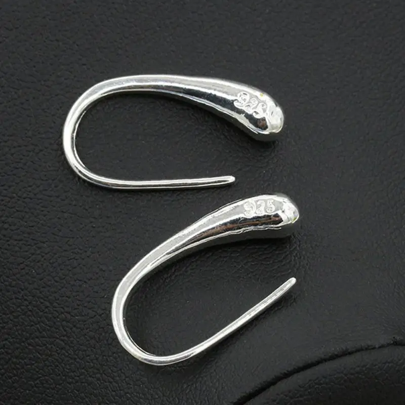 Мода леди слеза крючок из нержавеющей стали кольцо с серебряным покрытием серьги