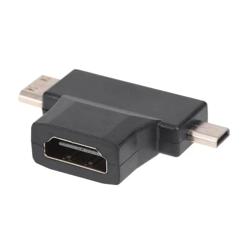 HDMI Женский к Mini Мужской + Micro мужской порт разветвитель конвертер| |