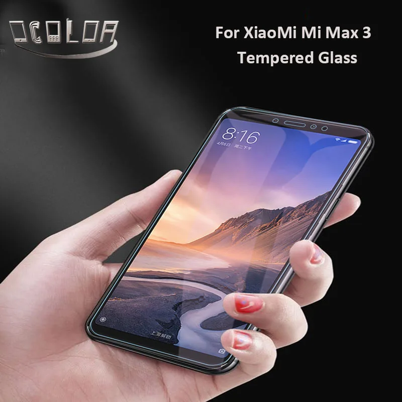 Ocolor для Xiaomi Mi Max 3 закаленное стекло экран защитная пленка стальные пленки Замена